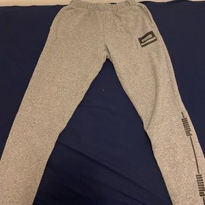 Grey puma sweats